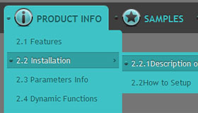 Point Aquamarine AJAX Menu Template